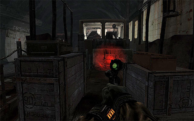 As you have probably noticed, one of the guards stopped next to the staircase to the left - Find and save Anna | Chapter 19: Contagion - Chapter 19: Contagion - Metro: Last Light Game Guide