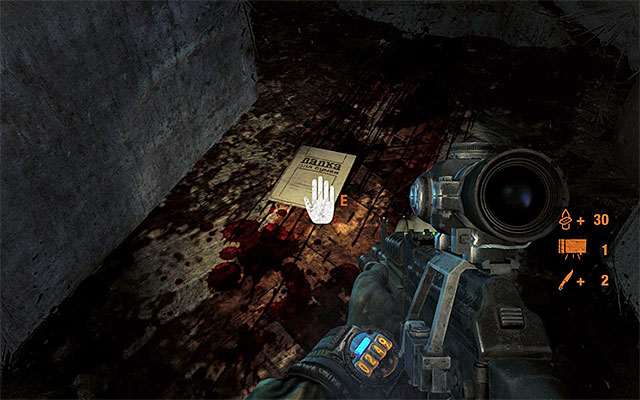 The page is inside the derelict tenement located near the starting point )screenshot 1= - Chapter 17: Nightfall | Artyom Diary Pages - Artyom Diary Pages - Metro: Last Light Game Guide