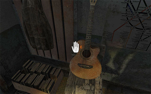 1) Guitar (Chapter 1 - Sparta) - The instrument is in the room in which you start the game proper, after you complete the short introduction - Musical Instruments | Other Secrets - Other Secrets - Metro: Last Light Game Guide