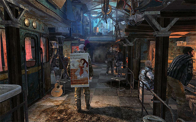 5) Guitar (Chapter 9 - Bolshoi) - The instrument is located in the large room with the bars and restaurants - Musical Instruments | Other Secrets - Other Secrets - Metro: Last Light Game Guide