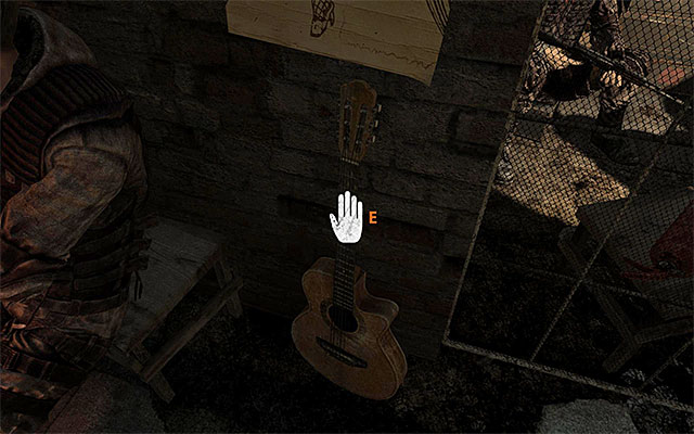 16) Guitar (Chapter 20 - Quarantine) - The instrument is to the left of the two open shops that you will reach in the company of Khan - Musical Instruments | Other Secrets - Other Secrets - Metro: Last Light Game Guide