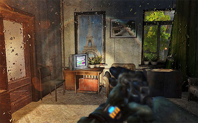 The fourth vision initiates during the exploration of the third part of the city - Visions in the Dead City | Other Secrets - Other Secrets - Metro: Last Light Game Guide