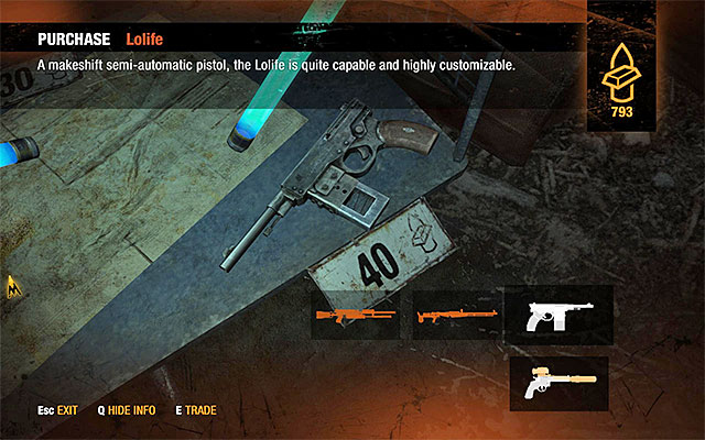 Variant two assumes that you buy these from local dealers - Weapons and equipment | Valuable Hints - Valuable Hints - Metro: Last Light Game Guide