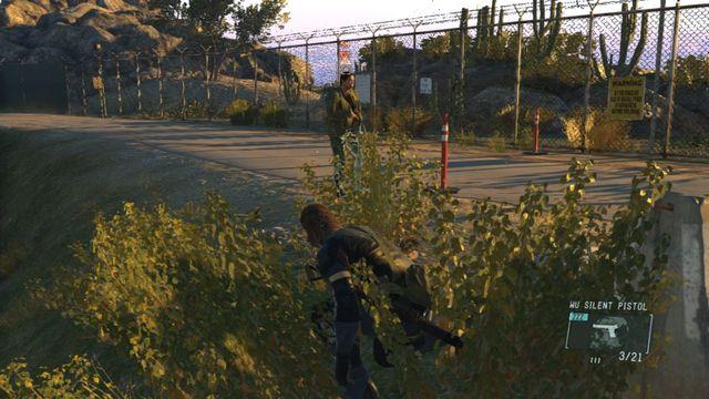 Get rid of the second guard - Classified Intel Acquisition - Side Ops and Extra Ops - Metal Gear Solid V: Ground Zeroes - Game Guide and Walkthrough