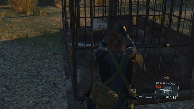 Open the cells to complete the additional task - Classified Intel Acquisition - Side Ops and Extra Ops - Metal Gear Solid V: Ground Zeroes - Game Guide and Walkthrough