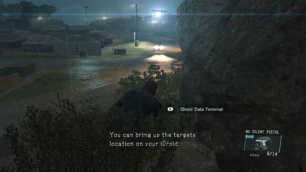 The enemy can't see you hiding in the bushes - Extracting Chico - Walkthrough - Metal Gear Solid V: Ground Zeroes - Game Guide and Walkthrough