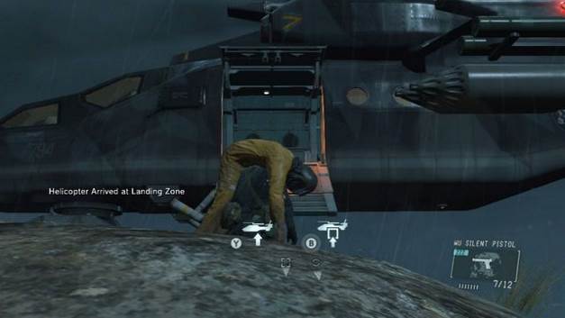 Carry the prisoner to the helicopter - Free the prisoners - Walkthrough - Metal Gear Solid V: Ground Zeroes - Game Guide and Walkthrough