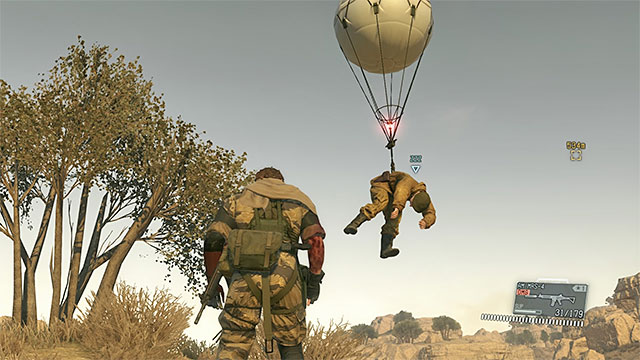 Press the fultoning button and wait for the balloon with the cargo to leave the mission territory - How does the Fulton work (sending people and equipment with the balloon) and what is it good for? | FAQ - Frequently Asked Questions - FAQ - Frequently Asked Questions - Metal Gear Solid V: The Phantom Pain Game Guide & Walkthrough