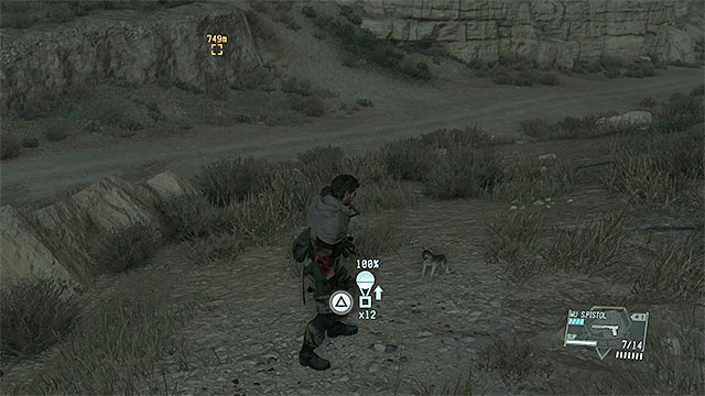 You can find the puppy close to the place where you have started the mission - Reaching the enemy base | Walkthrough - Mission 4 - C2W - Metal Gear Solid V: The Phantom Pain Game Guide & Walkthrough