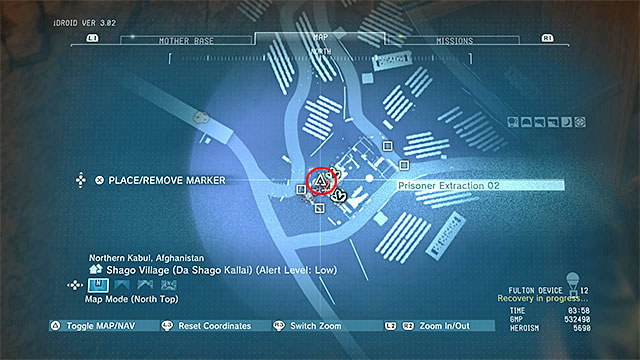 Walkthrough: Go to Da Shago Kallai village - Side-Ops missions walkthroughs (21-30) - Side-Ops - Metal Gear Solid V: The Phantom Pain Game Guide & Walkthrough
