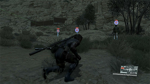 Your destination - you can easily sneak up on the enemies from behind. - Side-Ops missions walkthroughs (61-70) - Side-Ops - Metal Gear Solid V: The Phantom Pain Game Guide & Walkthrough