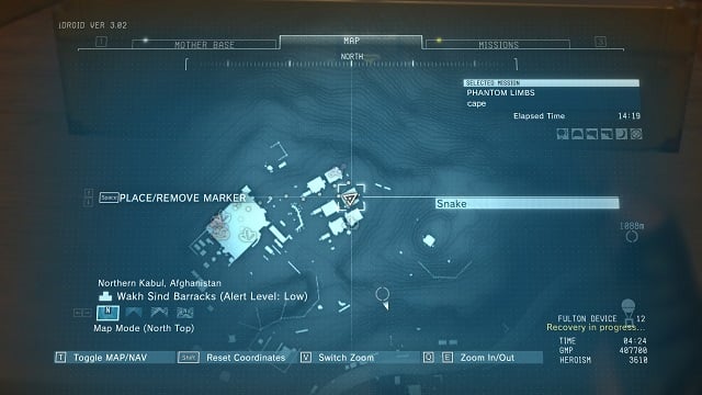 The location of the tape #5 - Harder to find tapes | Cassette Tapes - Cassette Tapes - Metal Gear Solid V: The Phantom Pain Game Guide & Walkthrough