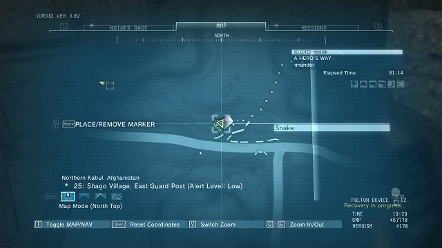 The location of the tape #6 - Harder to find tapes | Cassette Tapes - Cassette Tapes - Metal Gear Solid V: The Phantom Pain Game Guide & Walkthrough