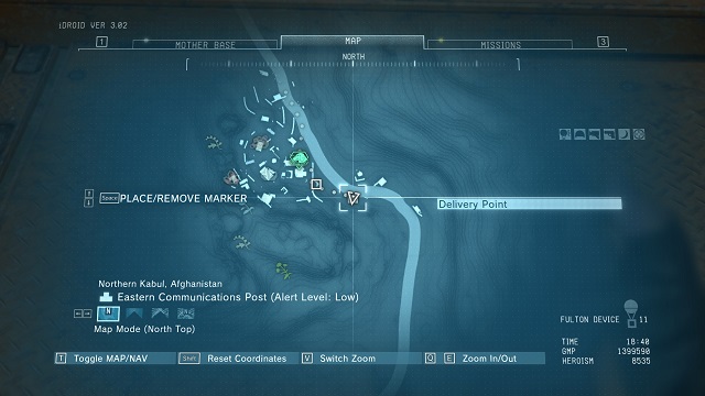The location of the Delivery Point - Afghanistan | Delivery Point Invoices - Delivery Point Invoices - Metal Gear Solid V: The Phantom Pain Game Guide & Walkthrough