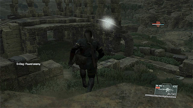 D-Dog will help you locate the sniper again - General info on the fight with Quiet | Walkthrough - Mission 11 - Cloaked in Silence - Metal Gear Solid V: The Phantom Pain Game Guide & Walkthrough