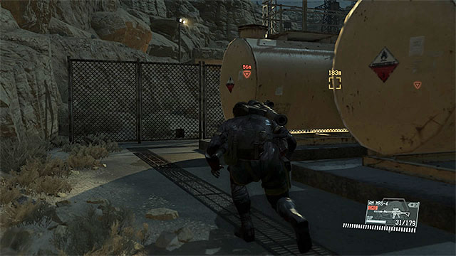 Sneak up to and knock down single guards - Unlocking mission 12 (Hellbound) | Walkthrough - Mission 12 - Hellbound - Metal Gear Solid V: The Phantom Pain Game Guide & Walkthrough