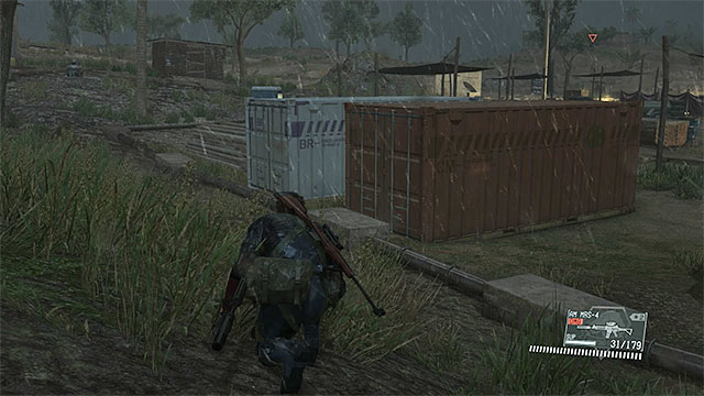 Containers in the main camp - Remaining Lingua Franca - secondary mission objectives | Walkthrough - Mission 14 - Lingua Franca - Metal Gear Solid V: The Phantom Pain Game Guide & Walkthrough