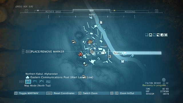 The location of two posters. - Types of posters | Posters - Posters - Metal Gear Solid V: The Phantom Pain Game Guide & Walkthrough