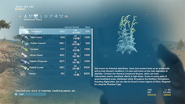 Resources are for example materials or plants. - General info | Mother Base - Mother Base - Metal Gear Solid V: The Phantom Pain Game Guide & Walkthrough