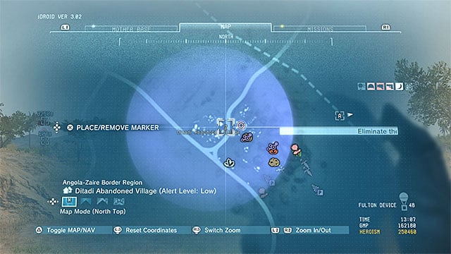The location of the delivery point. - Africa | Delivery Point Invoices - Delivery Point Invoices - Metal Gear Solid V: The Phantom Pain Game Guide & Walkthrough