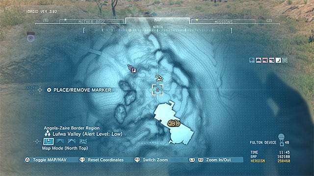 The location of the delivery point. - Africa | Delivery Point Invoices - Delivery Point Invoices - Metal Gear Solid V: The Phantom Pain Game Guide & Walkthrough