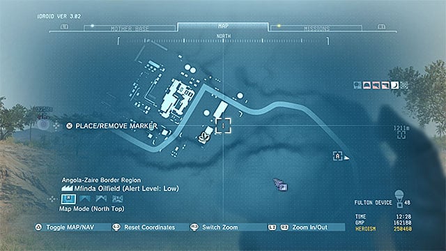 The location of the delivery point. - Africa | Delivery Point Invoices - Delivery Point Invoices - Metal Gear Solid V: The Phantom Pain Game Guide & Walkthrough