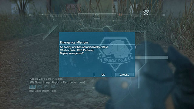 There are two ways to begin this mission - Starting mission 22 | Walkthrough - Mission 22 - Retake the Platform - Metal Gear Solid V: The Phantom Pain Game Guide & Walkthrough