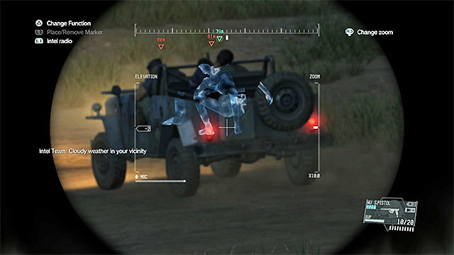 Either stop the jeep along its route or follow it to the station - Rescuing and extracting the engineers | Walkthrough - Mission 24 - Close Contact - Metal Gear Solid V: The Phantom Pain Game Guide & Walkthrough