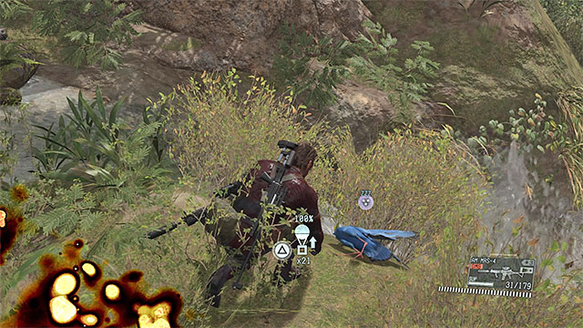 Find the place where the bird landed. - Side-Ops missions walkthroughs (41-50) - Side-Ops - Metal Gear Solid V: The Phantom Pain Game Guide & Walkthrough