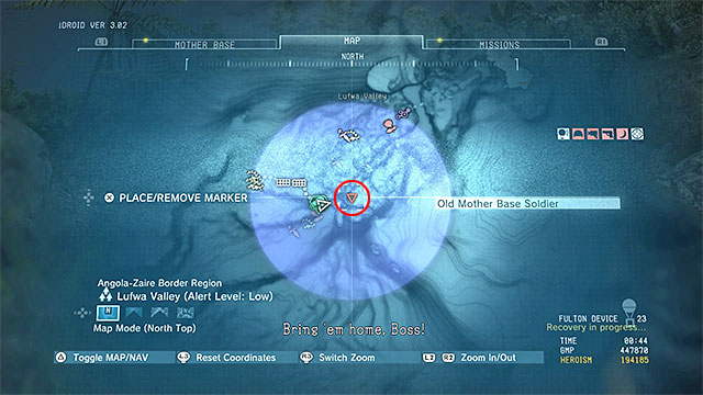 Description: It is best to approach Lufwa Valley from the South-West - Side-Ops missions walkthroughs (51-60) - Side-Ops - Metal Gear Solid V: The Phantom Pain Game Guide & Walkthrough