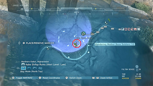 Description: You can approach Aabe Shifap Ruins from any direction you want - Side-Ops missions walkthroughs (51-60) - Side-Ops - Metal Gear Solid V: The Phantom Pain Game Guide & Walkthrough