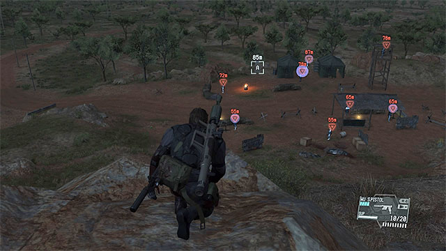 Reach the vantage point and eliminate all enemies - Side-Ops missions walkthroughs (71-80) - Side-Ops - Metal Gear Solid V: The Phantom Pain Game Guide & Walkthrough