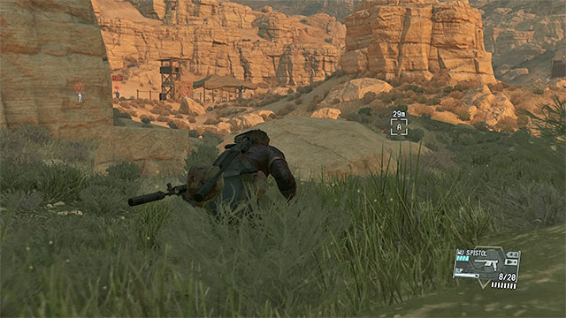 The minefield is next to one of the outposts - Side-Ops missions walkthroughs (81-90) - Side-Ops - Metal Gear Solid V: The Phantom Pain Game Guide & Walkthrough
