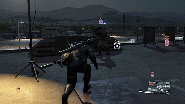 There are two snipers on the roof of the main building. - Side-Ops missions walkthroughs (111-120) - Side-Ops - Metal Gear Solid V: The Phantom Pain Game Guide & Walkthrough