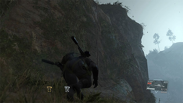 Climb the walls in order to avoid the Skull snipers. - Mission 48 - Code Talker | Walkthrough - Mission 47, 48 and 49 - Metal Gear Solid V: The Phantom Pain Game Guide & Walkthrough