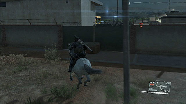 You can infiltrate the airport by, e.g. opening the side gate or by climbing over the wall - Locating the truck | Walkthrough - Mission 16 - Traitors Caravan - Metal Gear Solid V: The Phantom Pain Game Guide & Walkthrough