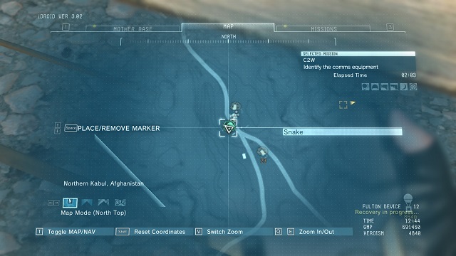 The location of the diamond - Rough Diamonds in Wialo Village (Afghanistan) - Rough Diamonds - Metal Gear Solid V: The Phantom Pain Game Guide & Walkthrough
