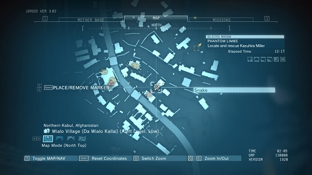 The location of the diamond - Rough Diamonds in Wialo Village (Afghanistan) - Rough Diamonds - Metal Gear Solid V: The Phantom Pain Game Guide & Walkthrough