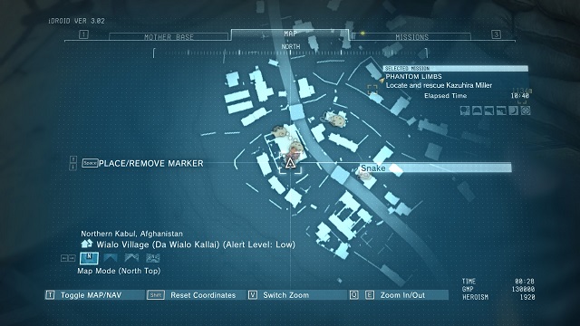 The location of the diamond - Rough Diamonds in Wialo Village (Afghanistan) - Rough Diamonds - Metal Gear Solid V: The Phantom Pain Game Guide & Walkthrough