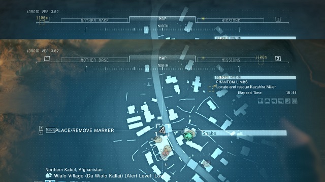 The location of the diamond - Rough Diamonds in Wialo Village (Afghanistan) - Rough Diamonds - Metal Gear Solid V: The Phantom Pain Game Guide & Walkthrough