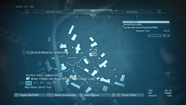 The location of the diamond - Rough Diamonds in Wialo Village (Afghanistan) - Rough Diamonds - Metal Gear Solid V: The Phantom Pain Game Guide & Walkthrough