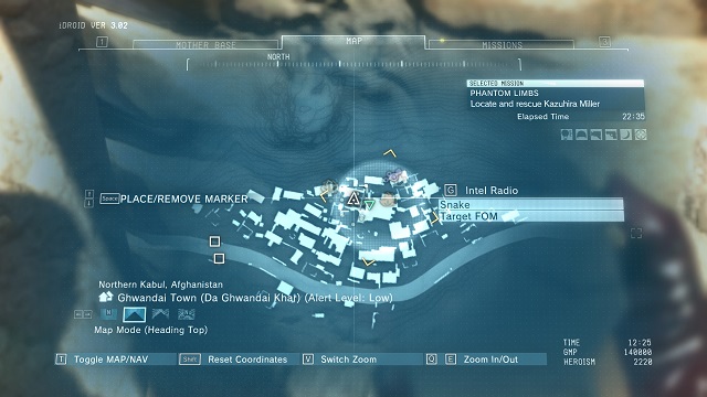 The location of the diamond - Rough Diamonds in Ghwandai Town (Afghanistan) - Rough Diamonds - Metal Gear Solid V: The Phantom Pain Game Guide & Walkthrough