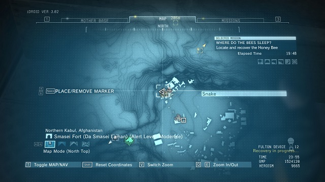 The location of the diamond - Rough Diamonds in Smasei Fort (Afghanistan) - Rough Diamonds - Metal Gear Solid V: The Phantom Pain Game Guide & Walkthrough