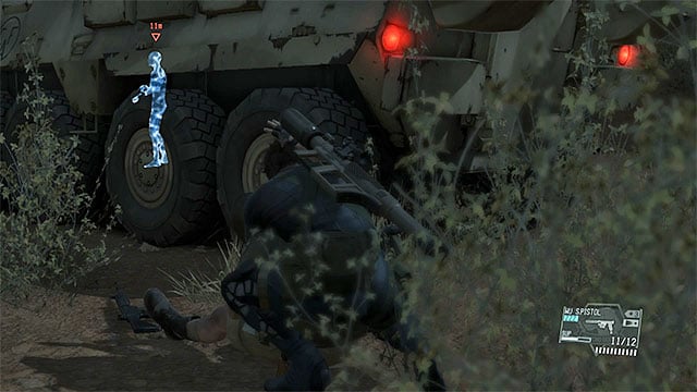 Sneak up on the highly-skilled soldier. - Side-Ops missions walkthroughs (11-20) - Side-Ops - Metal Gear Solid V: The Phantom Pain Game Guide & Walkthrough