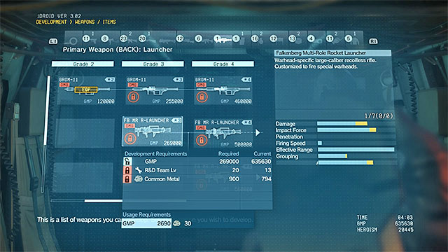 New inventions quickly become more and more expensive - What to spend the GMP on in MGS V? | FAQ - Frequently Asked Questions - FAQ - Frequently Asked Questions - Metal Gear Solid V: The Phantom Pain Game Guide & Walkthrough