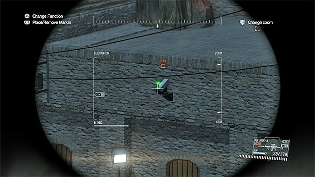 Theres a novelty in the section of the enemy base - surveillance cameras. - Reaching Skull Face | Walkthrough - Mission 30 - Skull Face - Metal Gear Solid V: The Phantom Pain Game Guide & Walkthrough