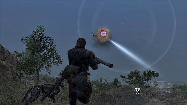 You can shoot down the gunship still before you reach the unit - Side-Ops missions walkthroughs (121-130) - Side-Ops - Metal Gear Solid V: The Phantom Pain Game Guide & Walkthrough
