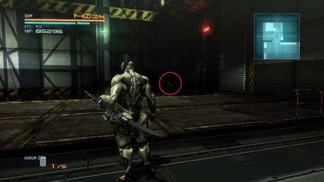 Another VRM computer - without a reward this time. - Boss - Blade Wolf - DLC - Jetstream Sam - walkthrough - Metal Gear Rising: Revengeance - Game Guide and Walkthrough