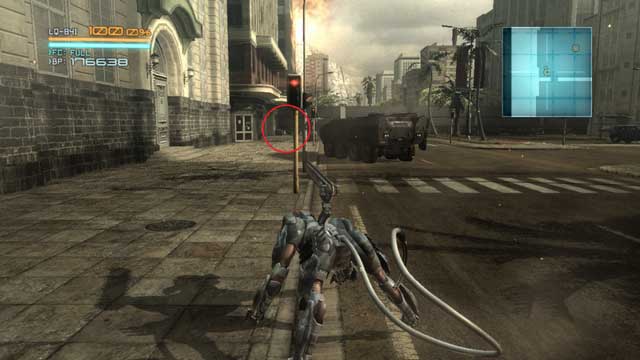 Location of a Fuel Cell. - VR Training - Africa - DLC - Blade Wolf - walkthrough - Metal Gear Rising: Revengeance - Game Guide and Walkthrough