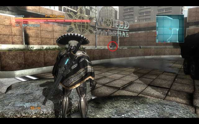 Another crate with an Endurance Plus. - Endurance Plus - Collectibles - Metal Gear Rising: Revengeance - Game Guide and Walkthrough